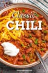 Easy Homemade Chili Recipe