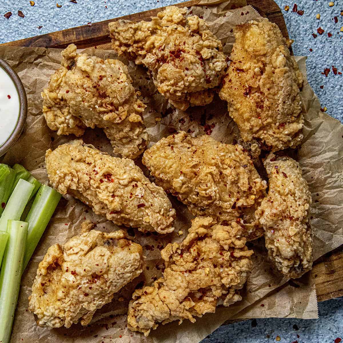 Fried Chicken Wings Recipe Chili Pepper Madness