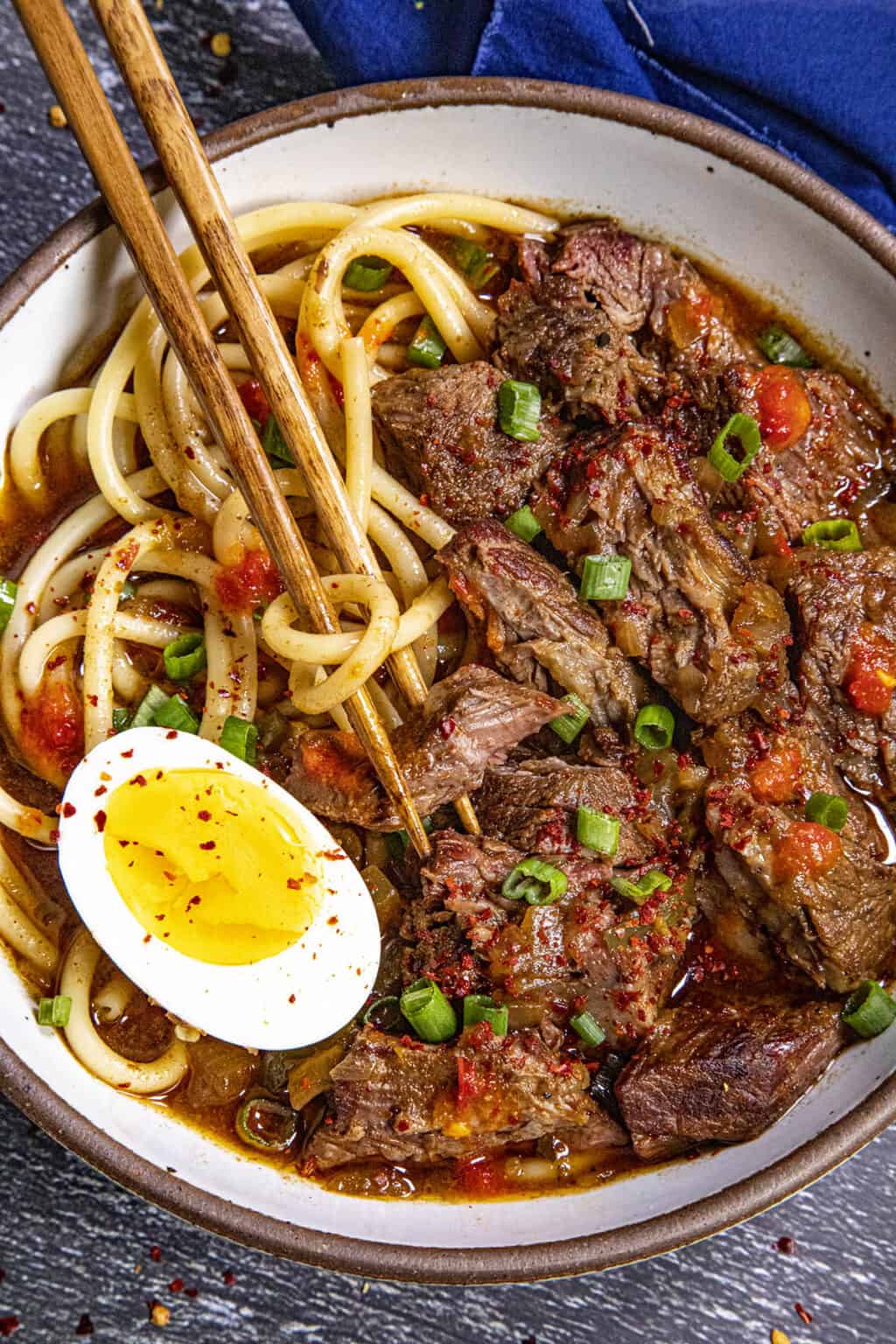 Yakamein (Creole Beef Noodle Soup) Chili Pepper Madness