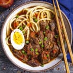 Yakamein Recipe (Creole Beef Noodle Soup)