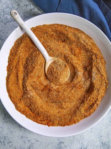 Creole Seasoning in a bowl, ready to serve