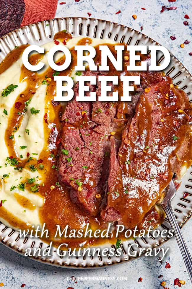 Guinness Corned Beef and Cabbage Chili Pepper Madness