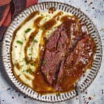 Corned Beef Recipe with Guinness Gravy and Mashed Potatoes