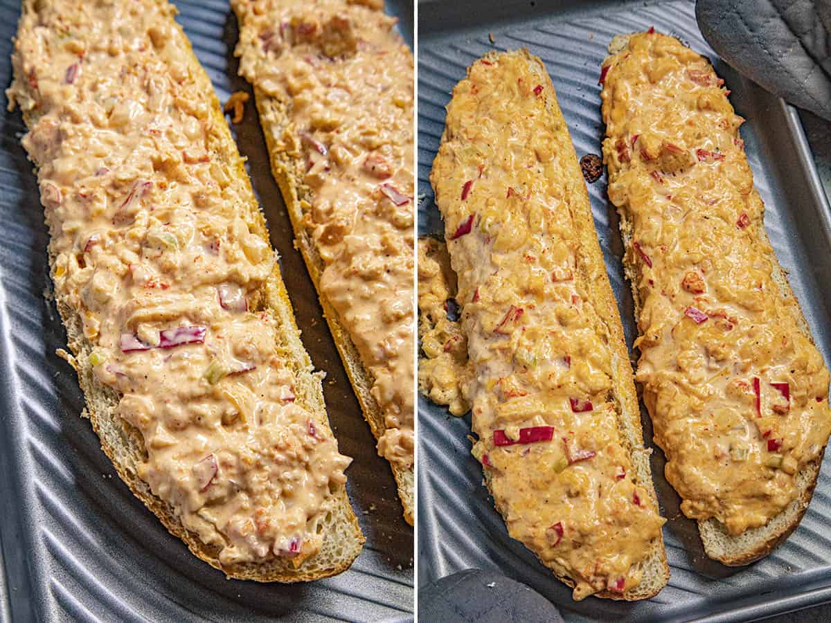 Crawfish Bread fresh out of the oven