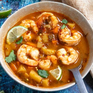 Caldo de Camaron - Mexican Shrimp Soup Recipe