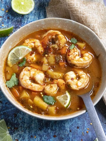 Caldo de Camaron - Mexican Shrimp Soup Recipe