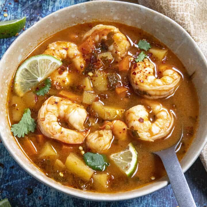 Caldo de Camaron - Mexican Shrimp Soup Recipe