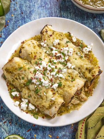 Chicken Enchiladas Verde Recipe (Enchiladas with Green Sauce)