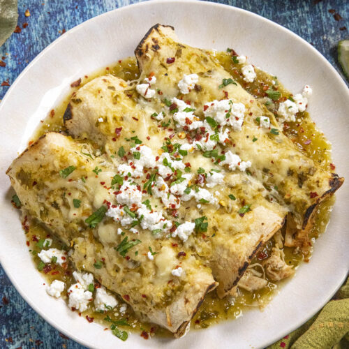 Chicken Enchiladas Verde Recipe (Enchiladas with Green Sauce)