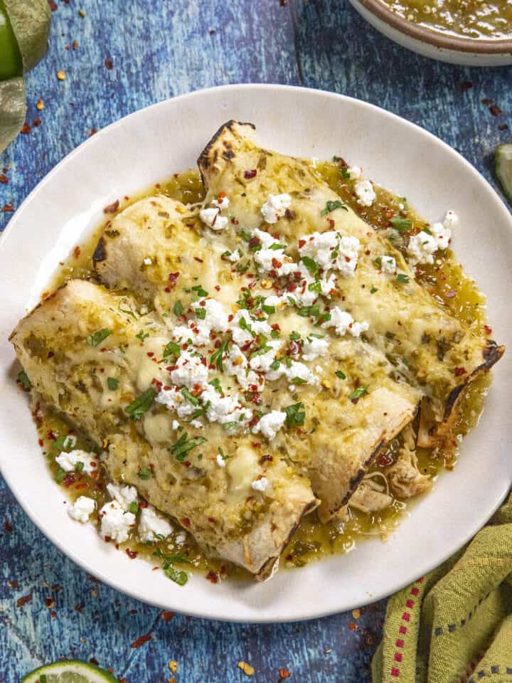 Chicken Enchiladas Verde Recipe (Enchiladas with Green Sauce)