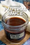 Pad Thai Sauce Recipe