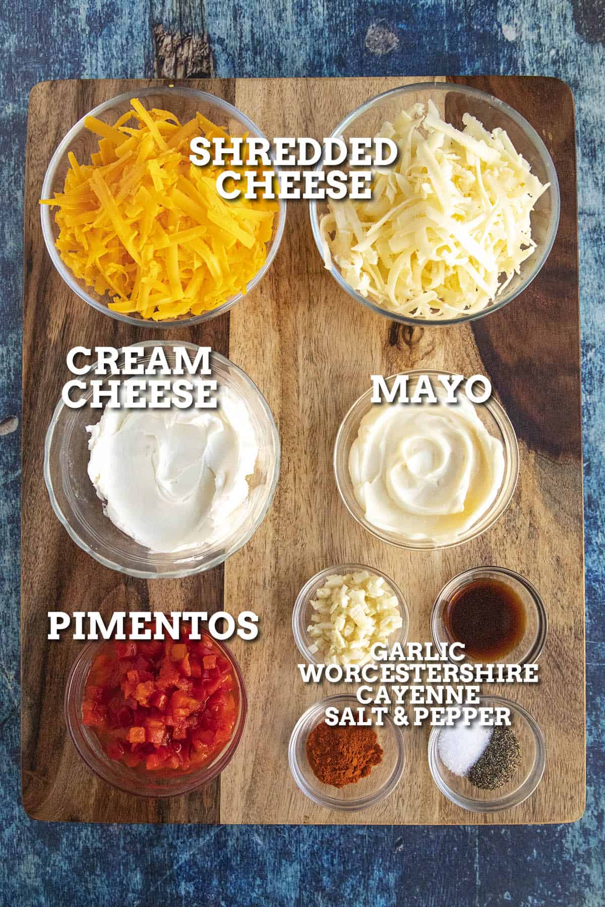 Pimento Cheese Ingredients