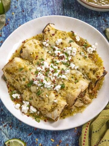 Chicken Enchiladas Verde Recipe (Enchiladas with Green Sauce)