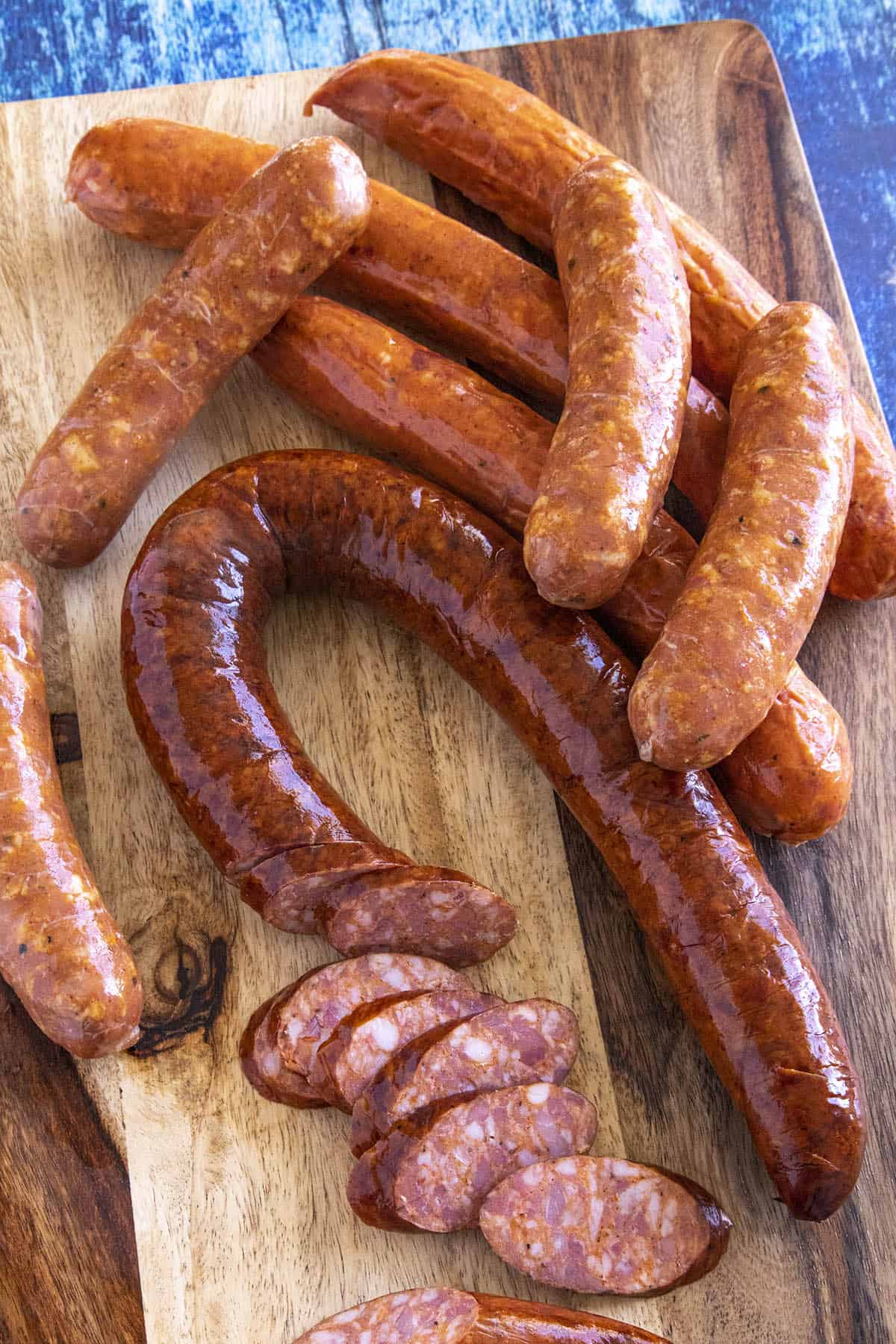 A selection of Andouille Sausage
