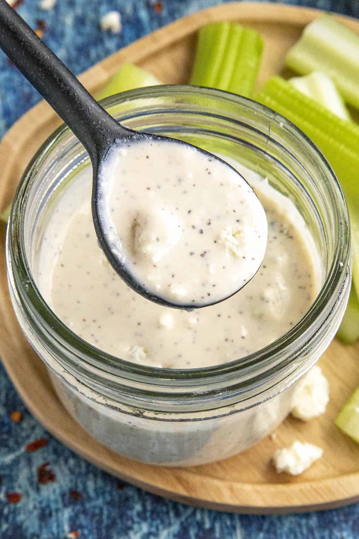 Blue Cheese Dressing Recipe - Chili Pepper Madness