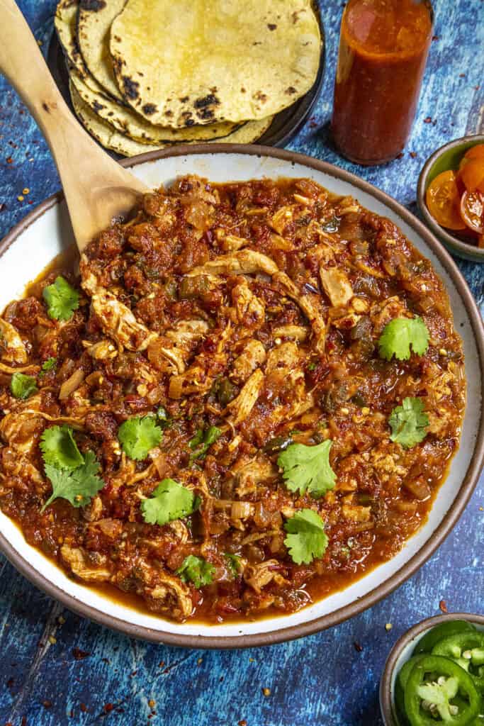 Chicken Tinga Recipe (Mexican Chipotle Shredded Chicken) Chili Pepper