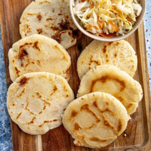 Pupusas Recipe (Salvadoran Corn Cakes)