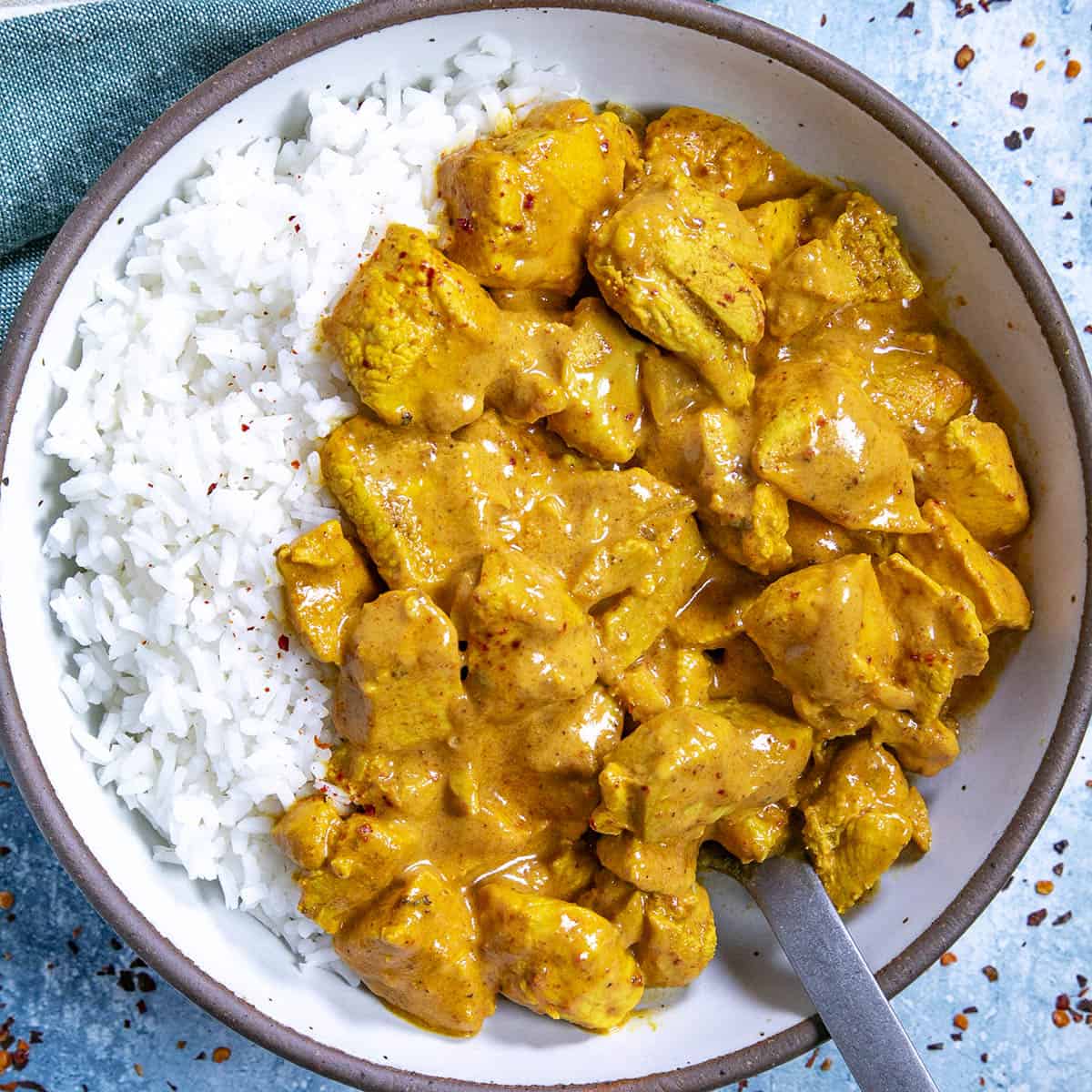 Easy Butter Chicken with Saffron Rice - Spice Cravings