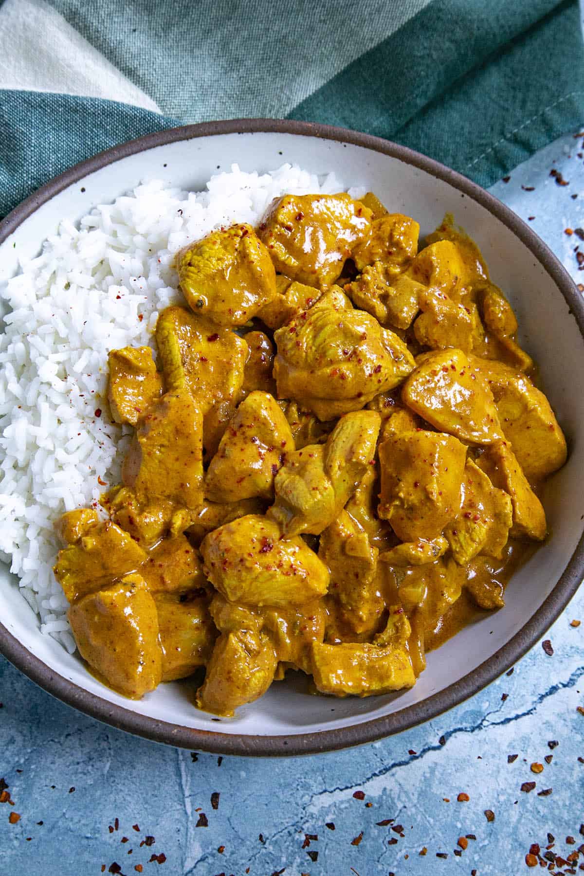 Butter Chicken (Murgh Makhani) in a bowl