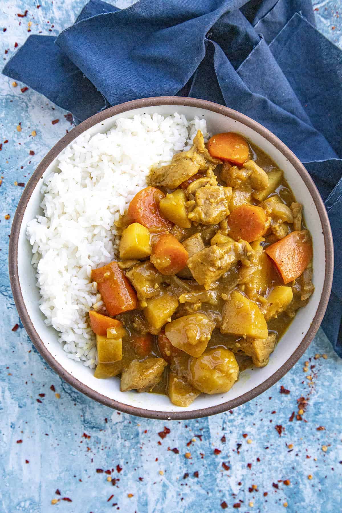 Japanese Curry in a bowl