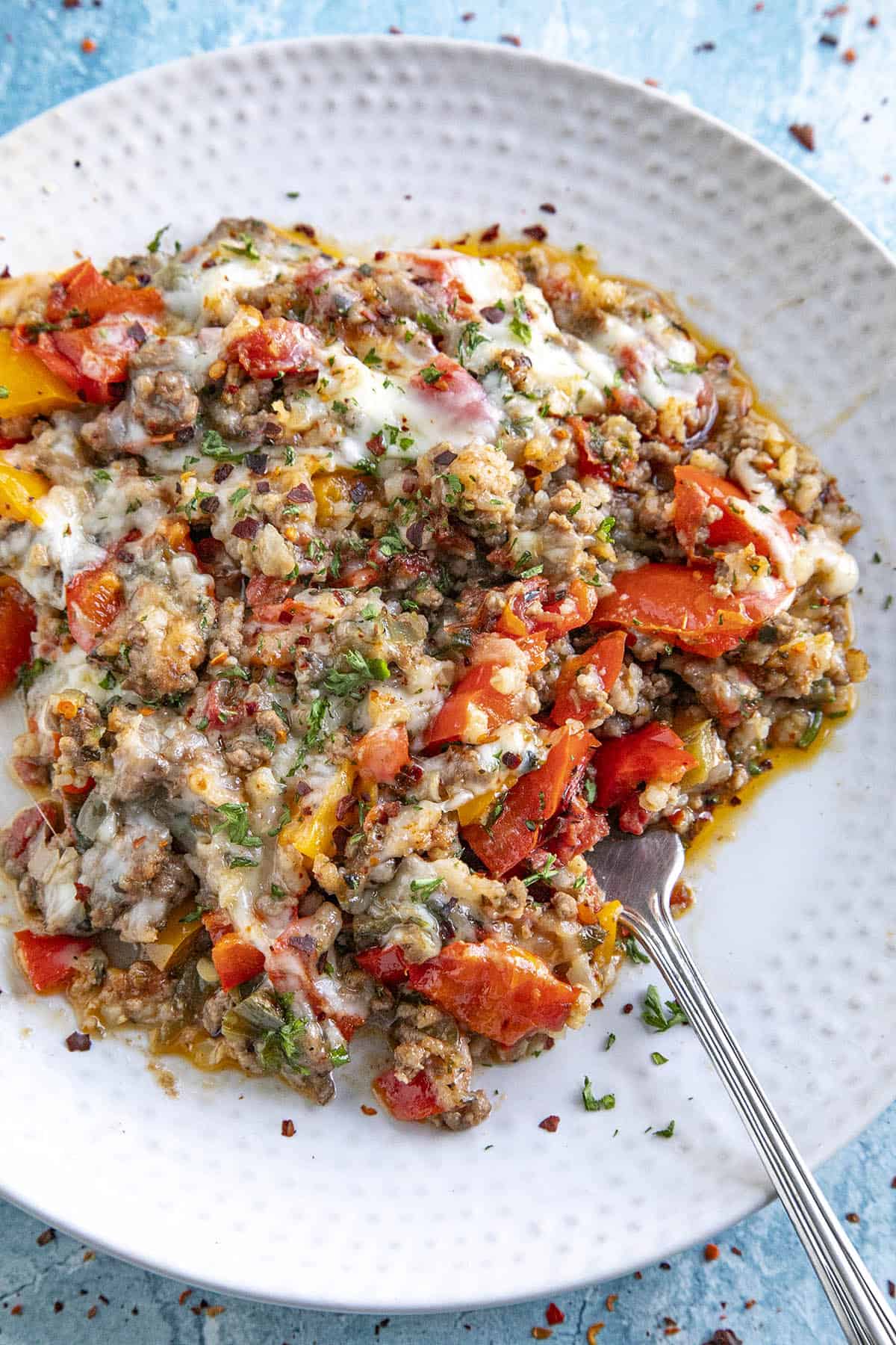 Stuffed Pepper Casserole on a plate