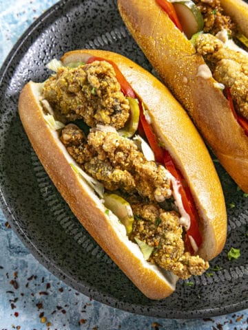 Oyster Po Boy Sandwich Recipe