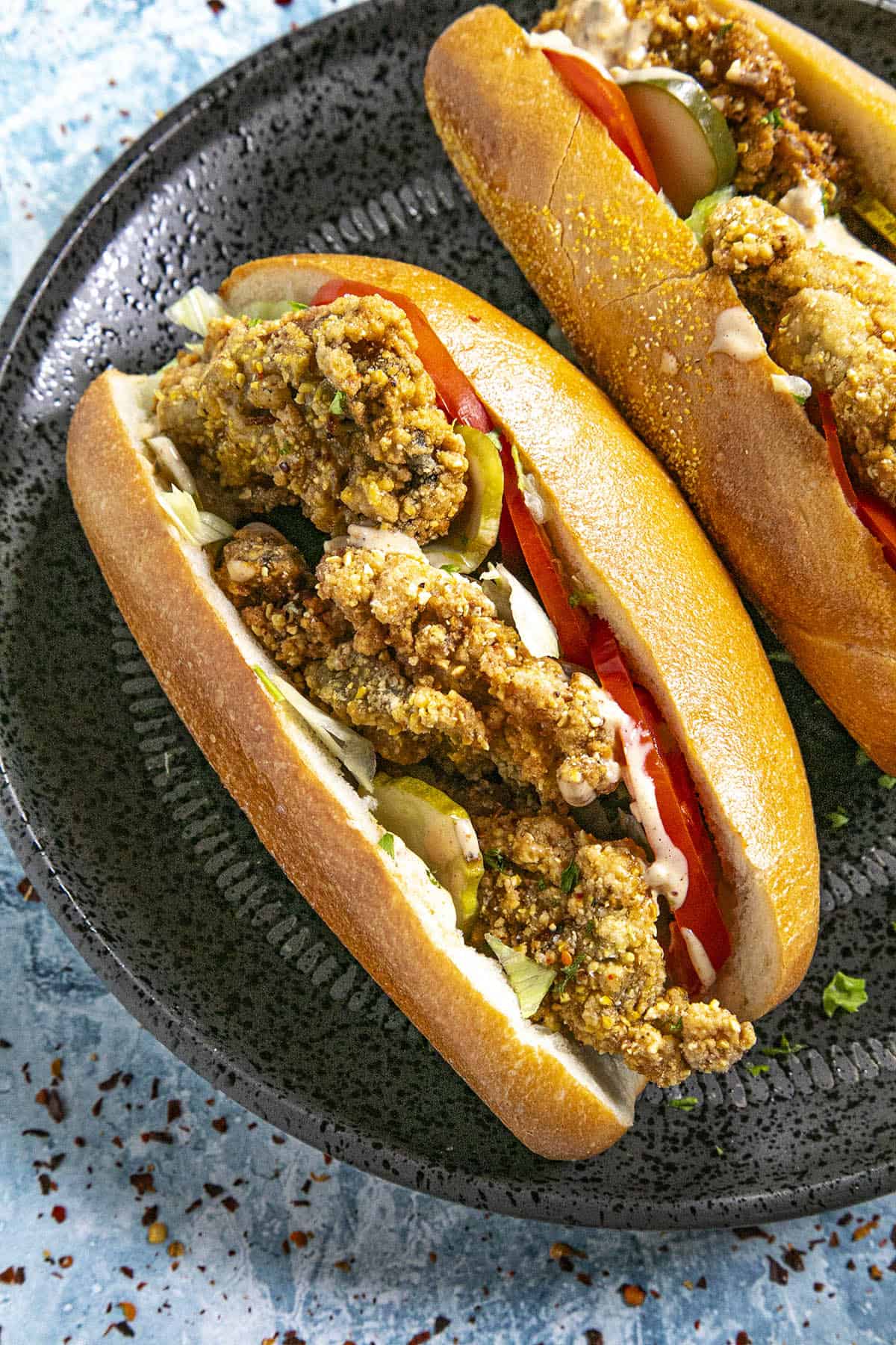 Oyster Po Boy Sandwich Recipe