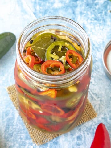 Refrigerator Pickled Peppers Recipe