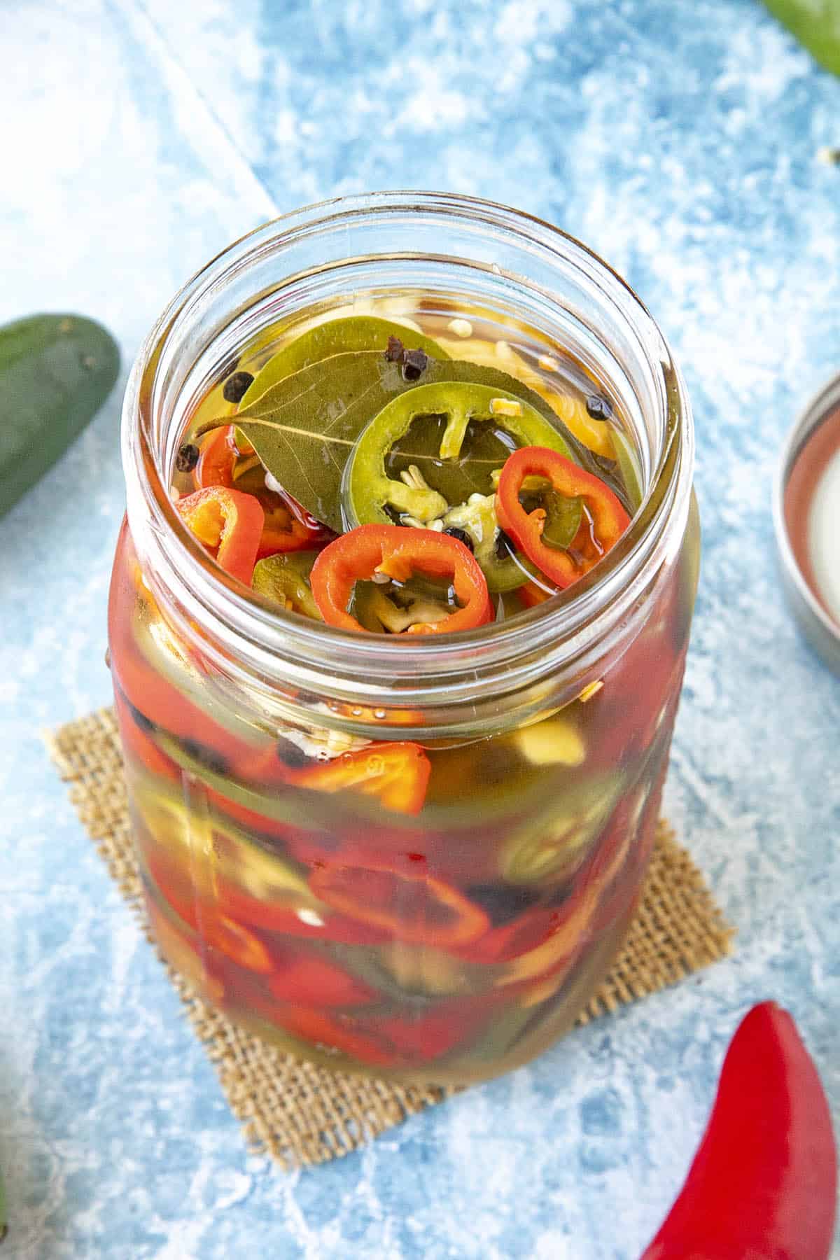 Refrigerator Pickled Peppers Recipe
