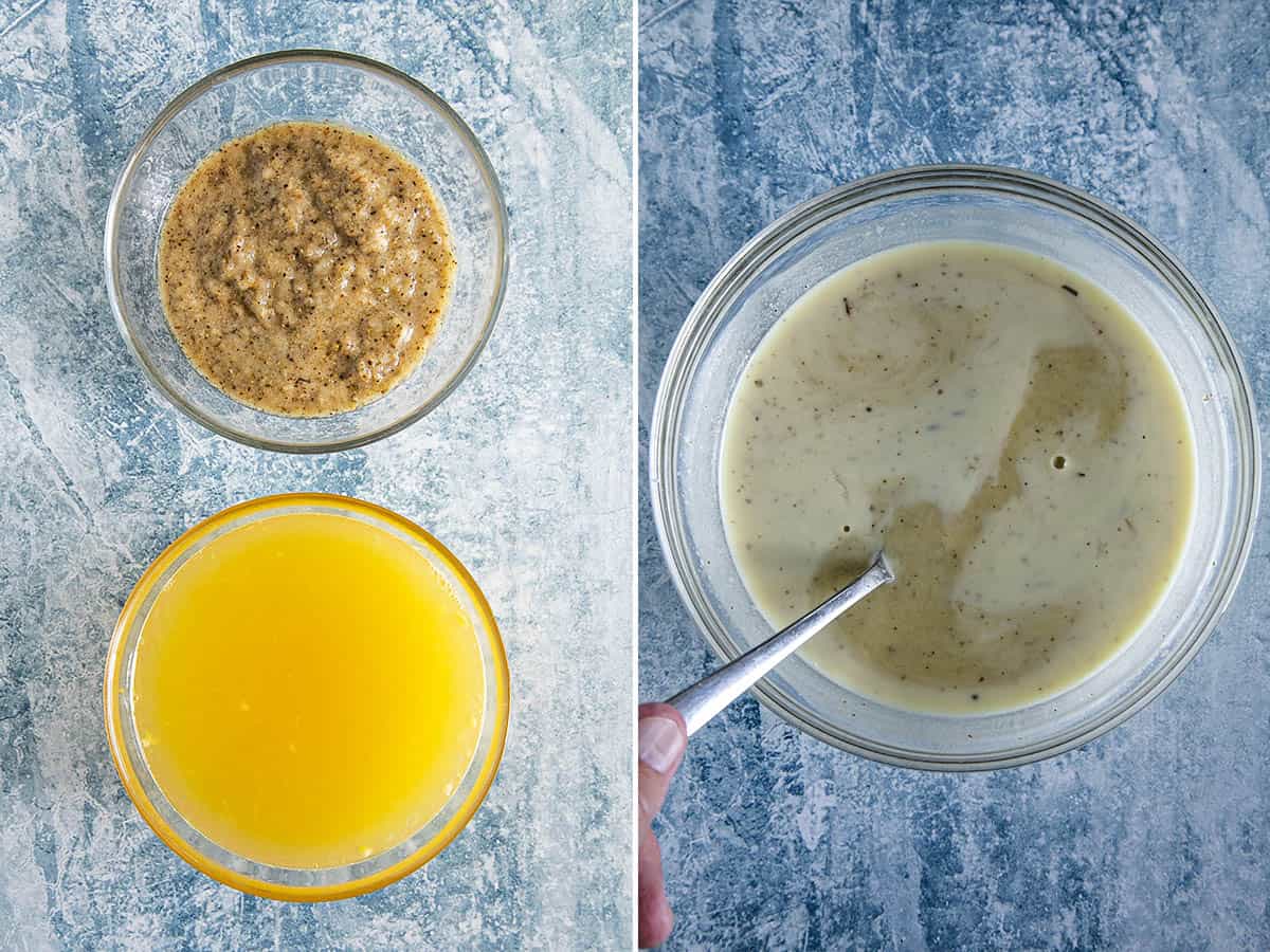 Cuban mojo marinade in a bowl