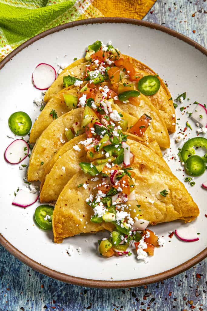 Tacos de Papa (Crispy Potato Tacos) Chili Pepper Madness