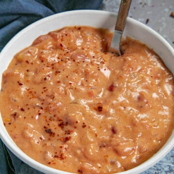 Tomato Gravy in a bowl