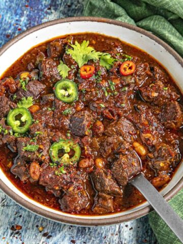 Hearty Chili Con Carne in a bowl