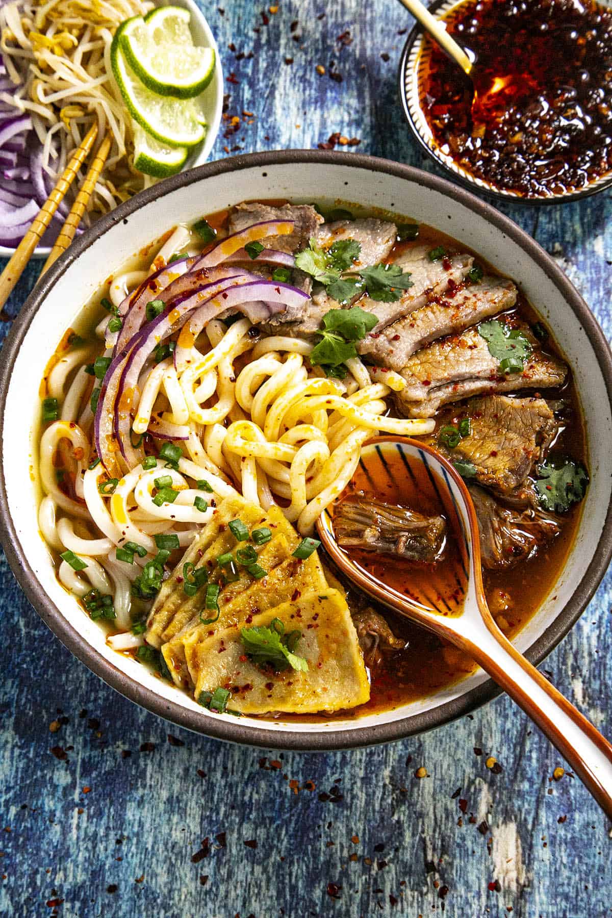 Bun Bo Hue Recipe (Spicy Vietnamese Noodle Soup)