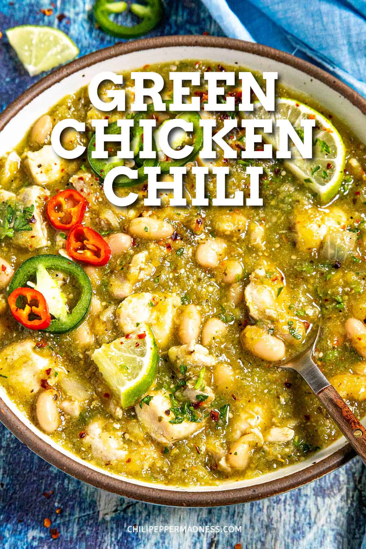 Green Chicken Chili Recipe Chili Pepper Madness