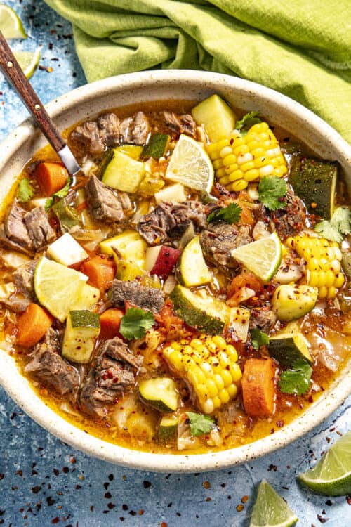 Caldo de Res Recipe (Mexican Beef Soup) Chili Pepper Madness