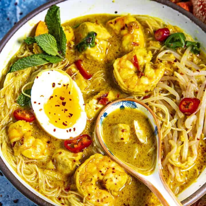 Laksa Recipe (Coconut Curry Laksa)