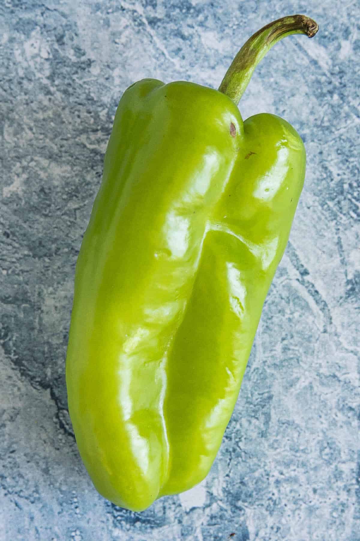 A single Cubanelle Pepper