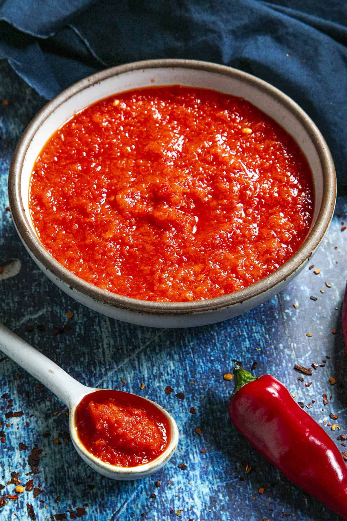 Sambal Oelek in a bowl