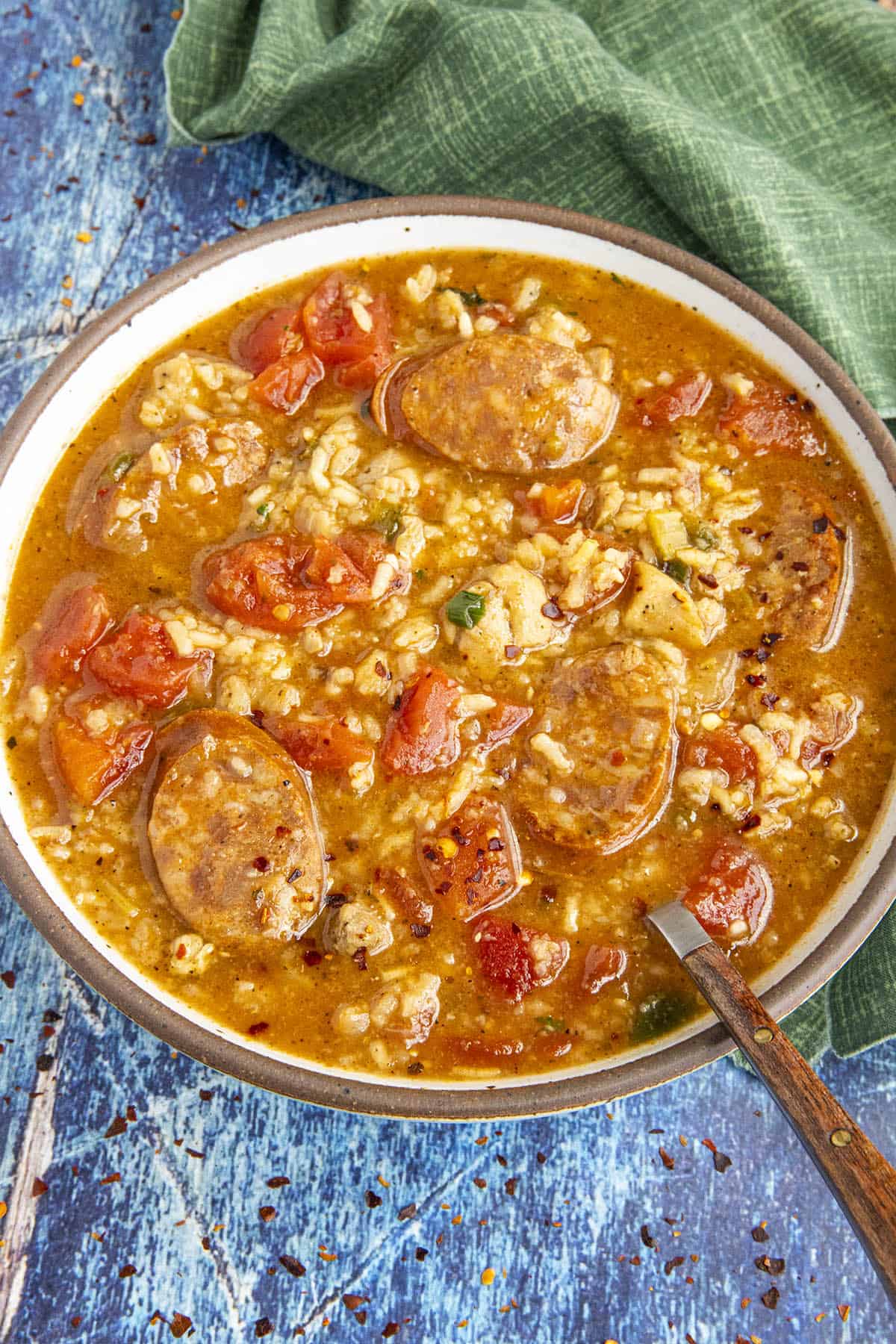 Jambalaya Soup Recipe - Chili Pepper Madness