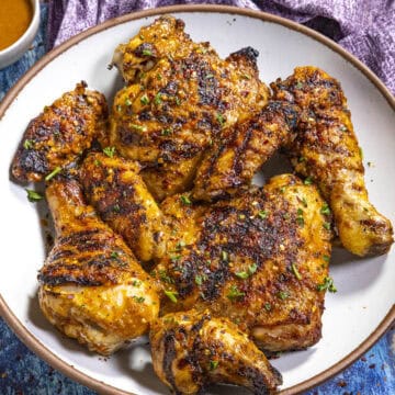 Peri Peri Chicken on a serving platter