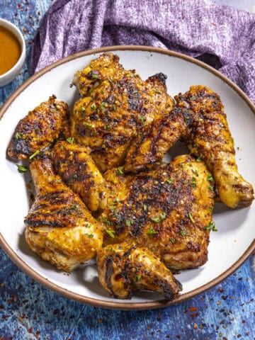 Peri Peri Chicken on a serving platter