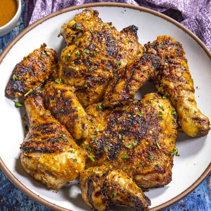 Peri Peri Chicken on a serving platter