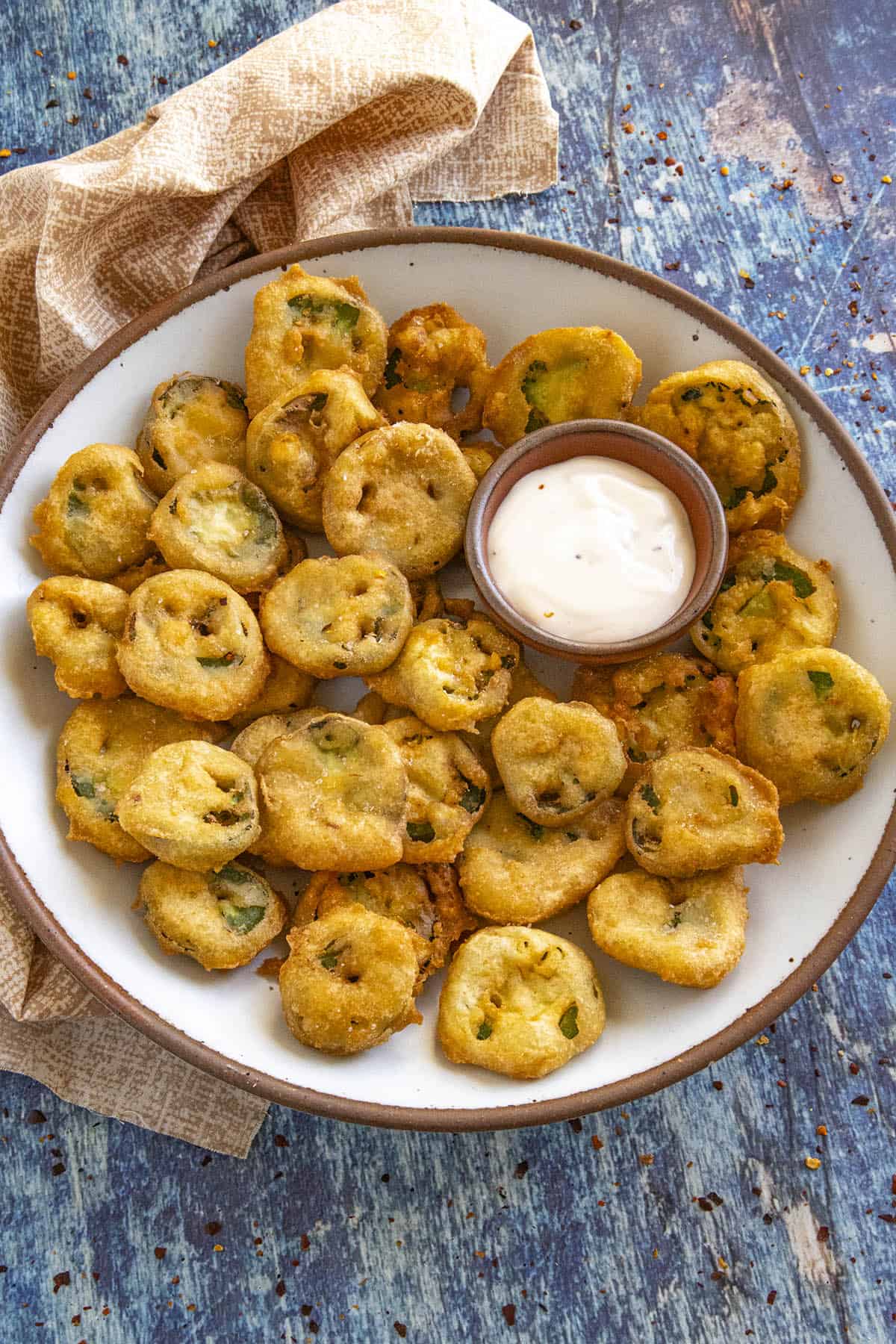 Jalapeno Bottle Caps Recipe (Fried Jalapeno Slices)