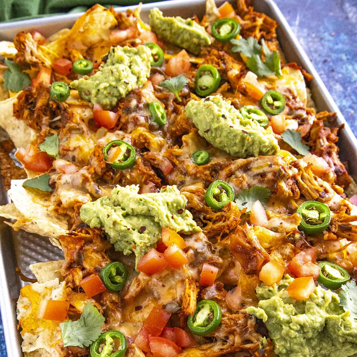 Chicken Nachos Recipe - Chili Pepper Madness