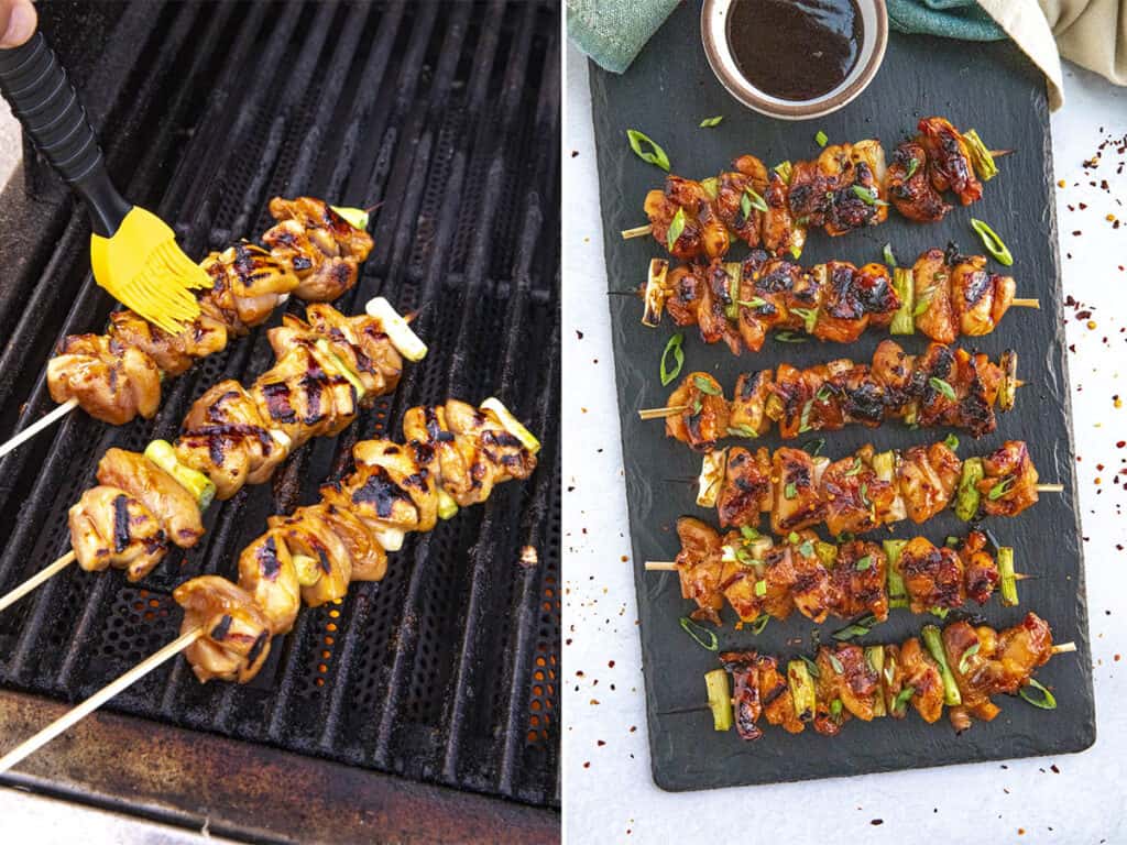 Yakitori Recipe (Japanese Grilled Chicken Skewers) - Chili Pepper Madness