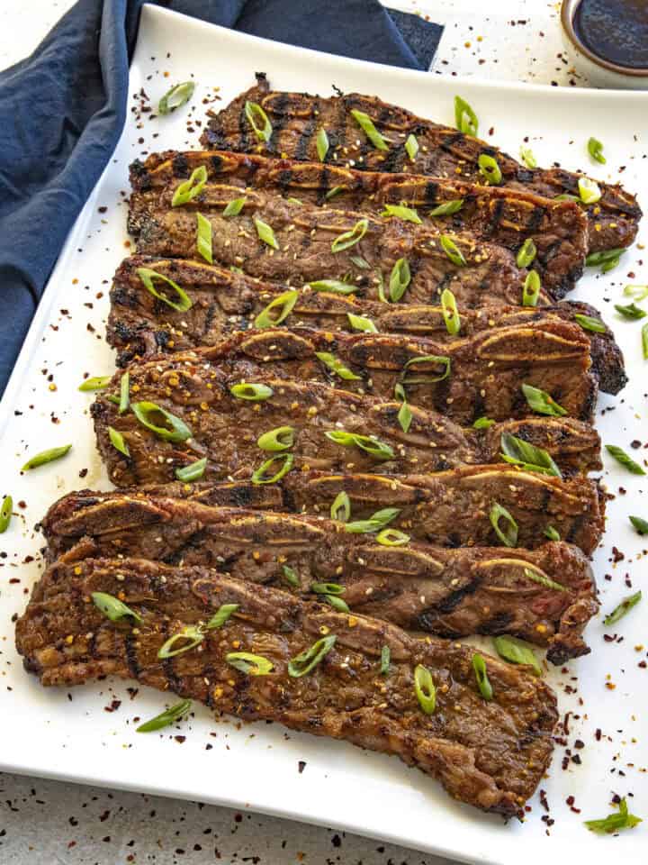 Korean BBQ Beef Short Ribs (Galbi Recipe)