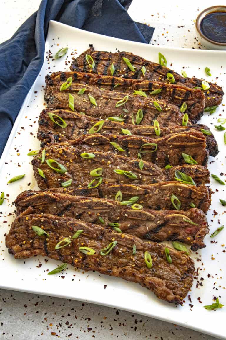O2 Kbbq Short Ribs Galbi Recipe (Korean BBQ Beef Short Ribs) - Chili Pepper Madness