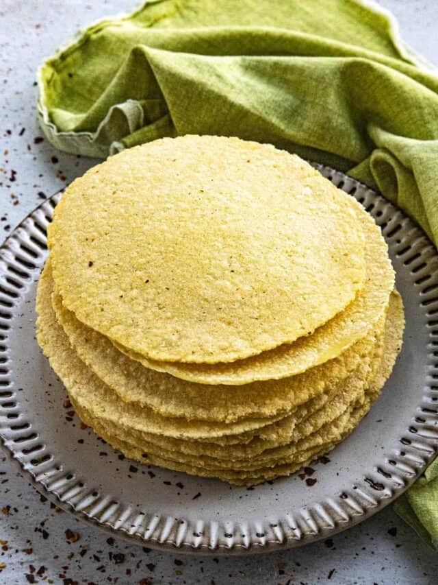 Homemade Corn Tortillas Recipe