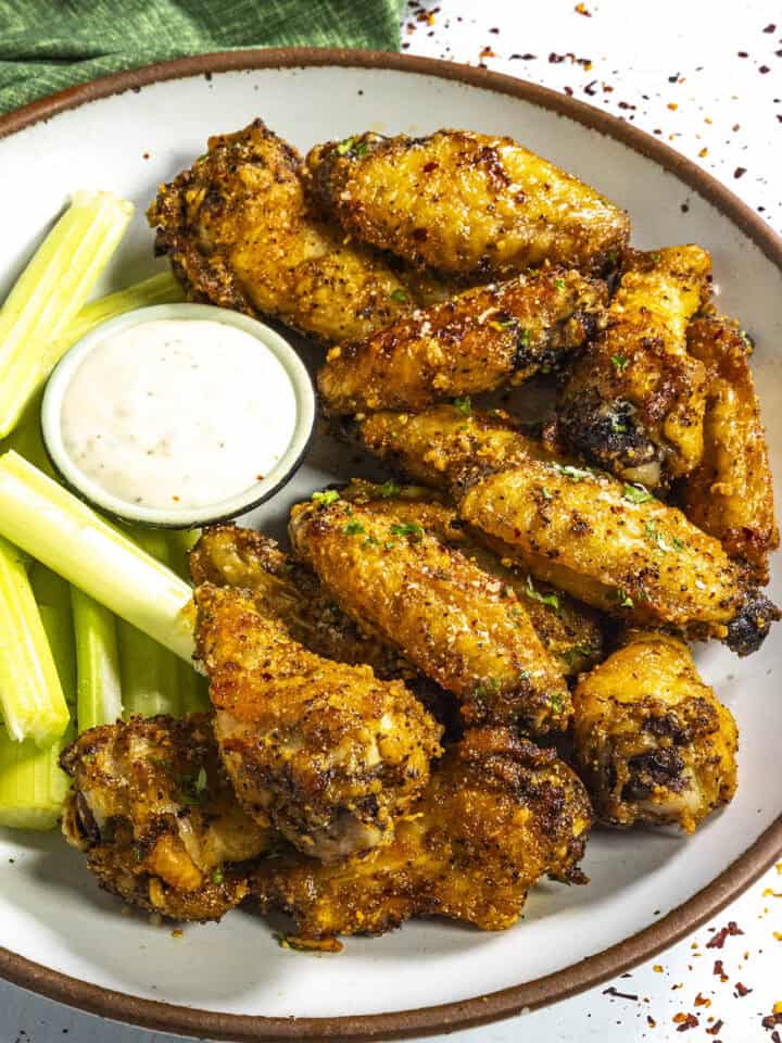 Garlic Parmesan Chicken Wings Recipe